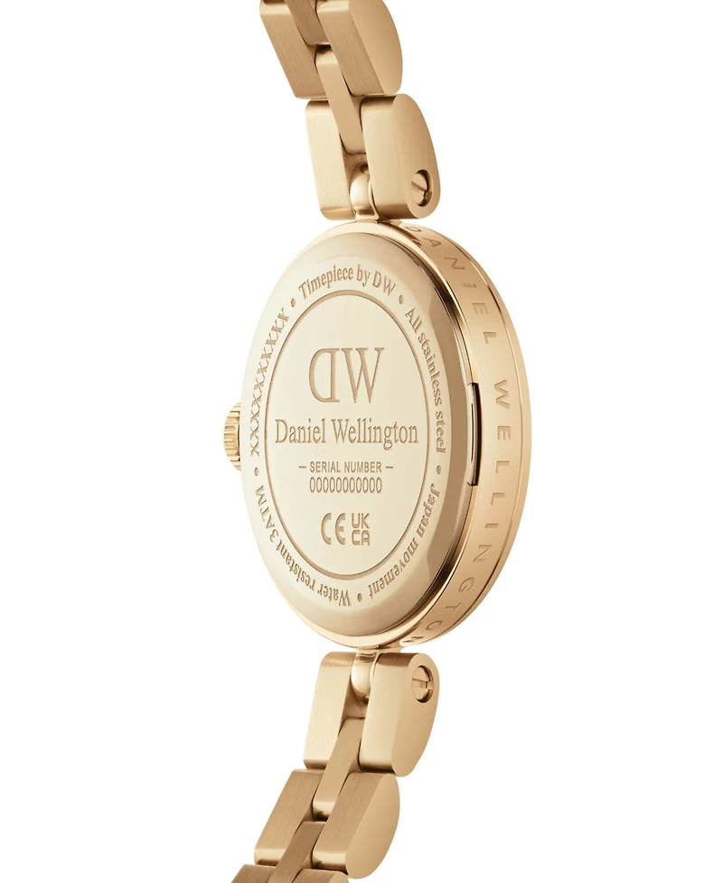 Daniel Wellington Unisex Analog Gold-Tone Stainless Steel Watch, 22mm