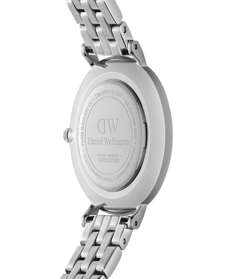 Daniel Wellington Unisex Analog Silver-Tone Stainless Steel Watch