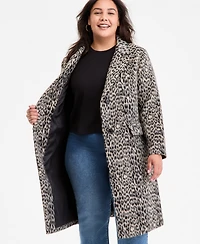 Bcbgmaxazria Plus Single-Breasted Coat