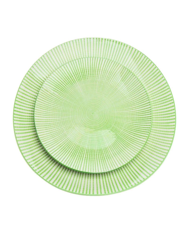 Godinger Laura Light Green 12 Pc. Dinnerware Set, Service for 4