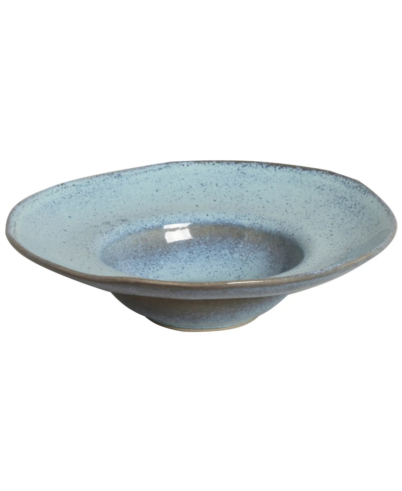 Porto Brasil 11.02" Stoneware Deep Rim Plates, Set of 4