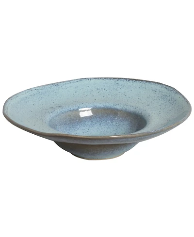 Porto Brasil 11.02" Stoneware Deep Rim Plates, Set of 4