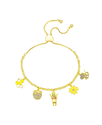 Disney Crystal Winnie the Pooh Honey Bolo Bracelet