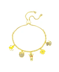 Disney Crystal Winnie the Pooh Honey Bolo Bracelet