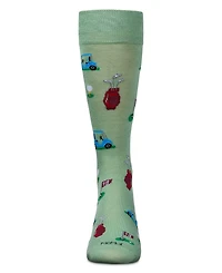 MeMoi Men's T-Shirt Time Rayon Crew Socks