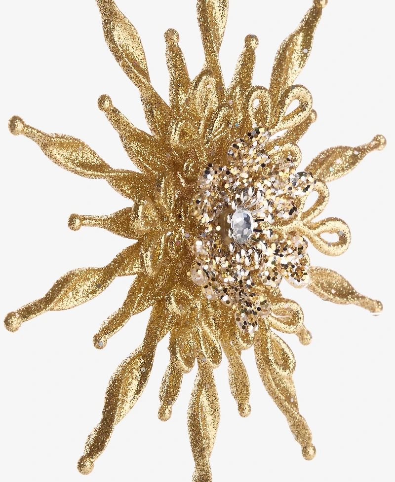 Holiday Lane Christmas Glitters Snowflake Ornament, Macy's Exclusive