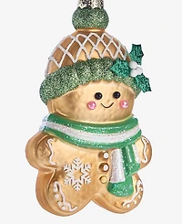 Holiday Lane Gingerbread Village Glass Ornament, Macy's Exclusive