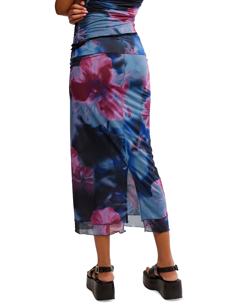 Free People Women's Sunset Mesh Maxi Skirt