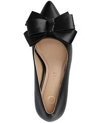 Journee Collection Women's Crystol Pointed Toe Evening Pumps