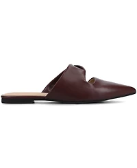 Journee Collection Women's Ennis Pointed Toe Mule Flats