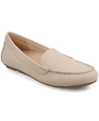 Journee Collection Women's Round Toe Comfort Loafers