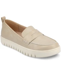 Journee Collection Women's Tayla Round Toe Comfort Loafers