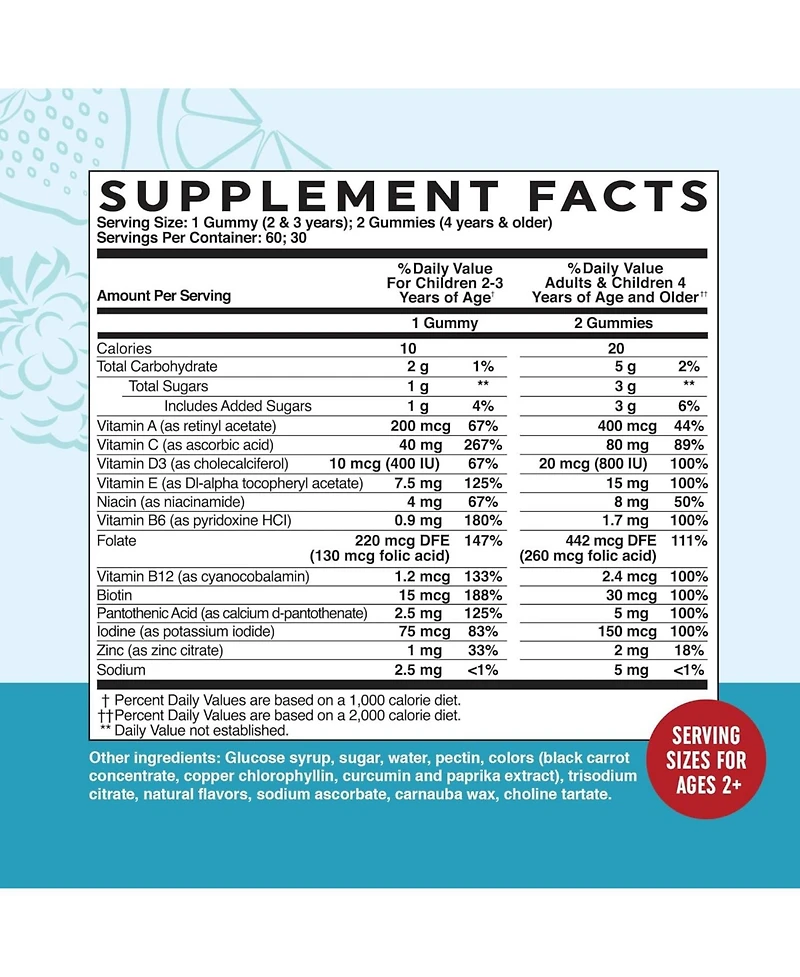 Multivitamin Gummies for Kids, All Natural, Mav Nutrition, 60ct