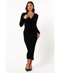 Petal and Pup Irene Long Sleeve Midi Dress
