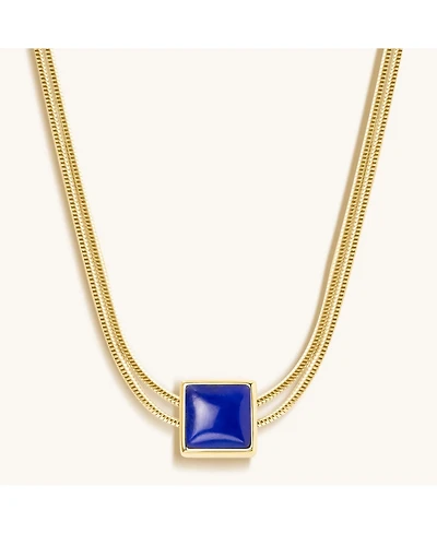 Manifest & Believe - Lapis Lazuli Evil Eye September Birthstone Necklace