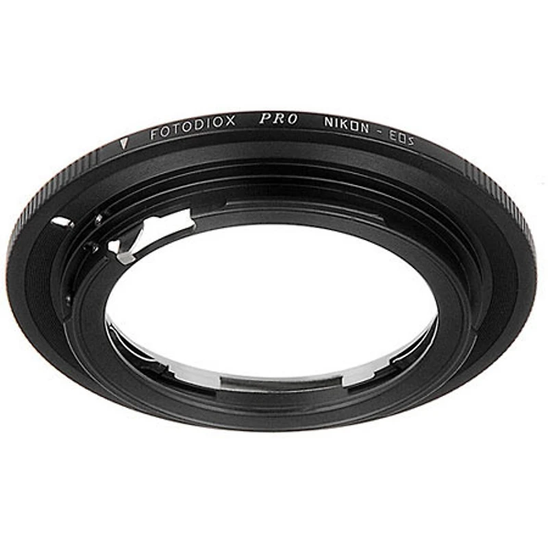 Fotodiox Pro Mount Adapter for Nikon F Lens to Canon Eos Ef-Mount Camera, No Focus Confirmation Chip
