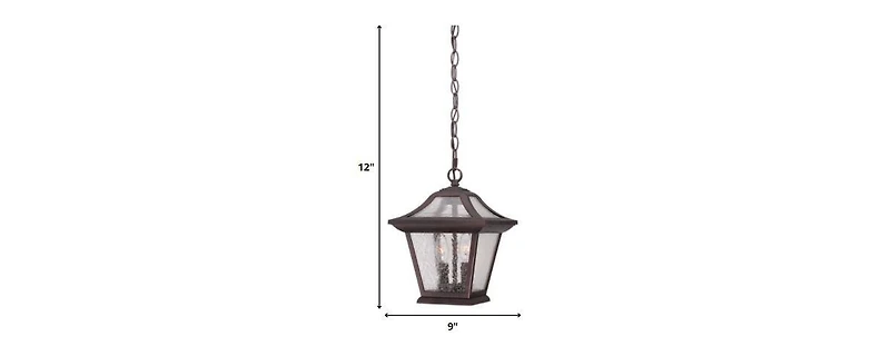 Birdhouse Hanging Light Stylish Outdoor Pendant for Porch & Garden