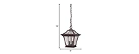 Birdhouse Hanging Light Stylish Outdoor Pendant for Porch & Garden