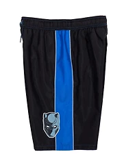 Avengers Boys Black Panther Upf 50+ Rash Guard and Swim Trunks Outfit Set