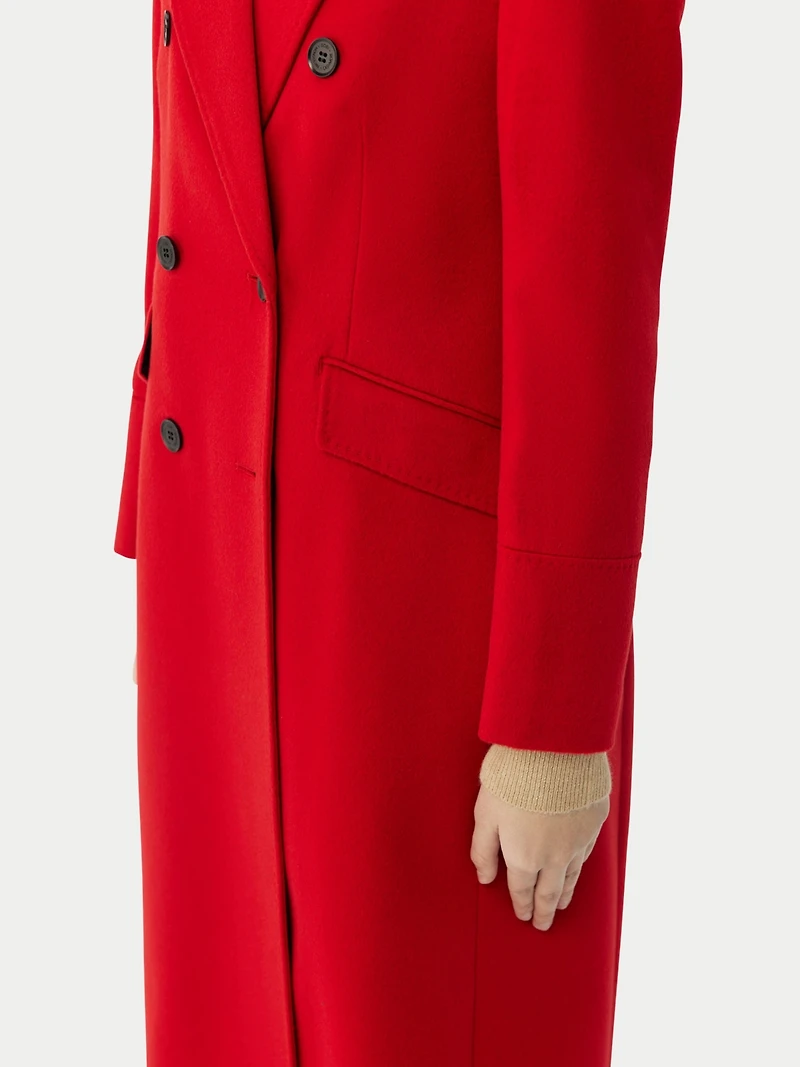 Gobi Cashmere Women's Cashmere Peak Lapel Long Coat