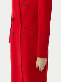 Gobi Cashmere Women's Cashmere Peak Lapel Long Coat
