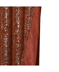 Kate Aurora 2 Piece Grommet Top Moroccan Sparkly Spice Light Reducing Window Curtain Panels
