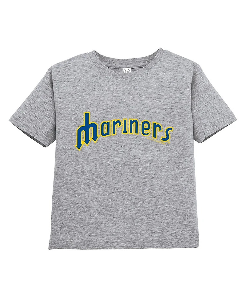 Soft As A Grape Toddler 2-Pack Navy/Gray Seattle Mariners Cooperstown Collection T-Shirt Set