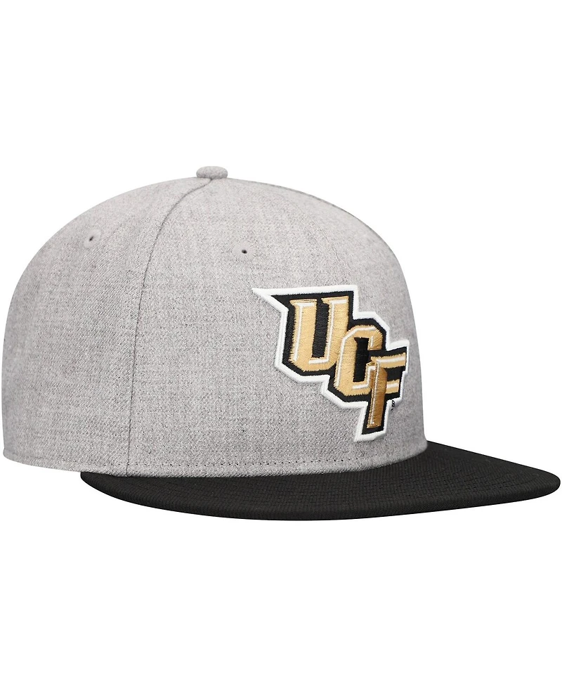New Era Men's Heather Gray Ucf Knights Logo 9FIFTY Snapback Hat