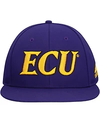 Adidas Men's Purple Ecu Pirates on Field Fitted Hat