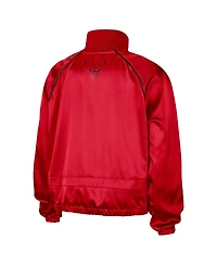 Nike Women's Red Chicago Bulls Courtside Retro Fly Raglan Full-Zip Jacket