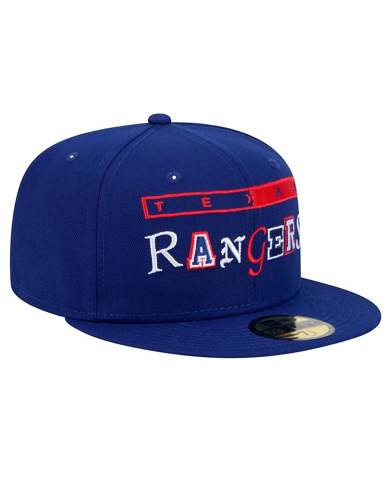 New Era Men's Royal Texas Rangers Ransom 59FIFTY Fitted Hat