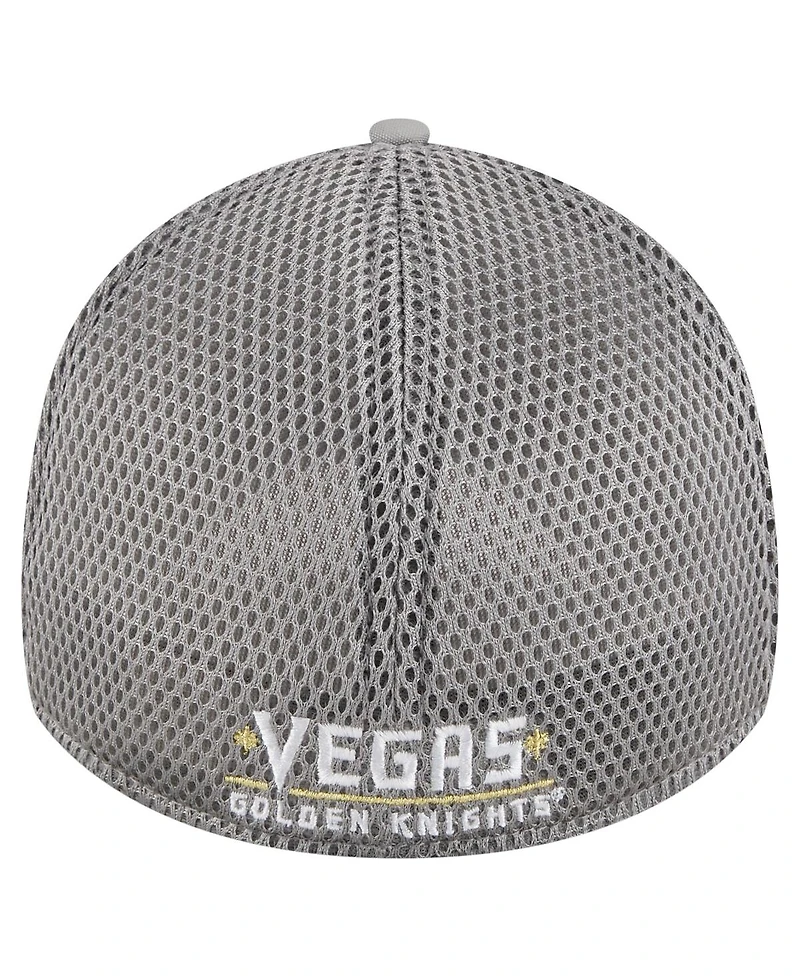 New Era Men's Gray Vegas Golden Knights Active Subtle Camo 39THIRTY Flex Hat