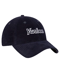 New Era Women's Navy New York Yankees Corduroy 9TWENTY Adjustable Hat