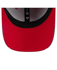 New Era Men's Red New Jersey Devils Linear Featherweight 39THIRTY Flex Hat