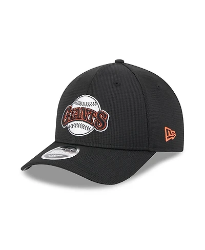 New Era Men's /Black San Francisco Giants 2025 Batting Practice 9FORTY M-Crown Adjustable Hat