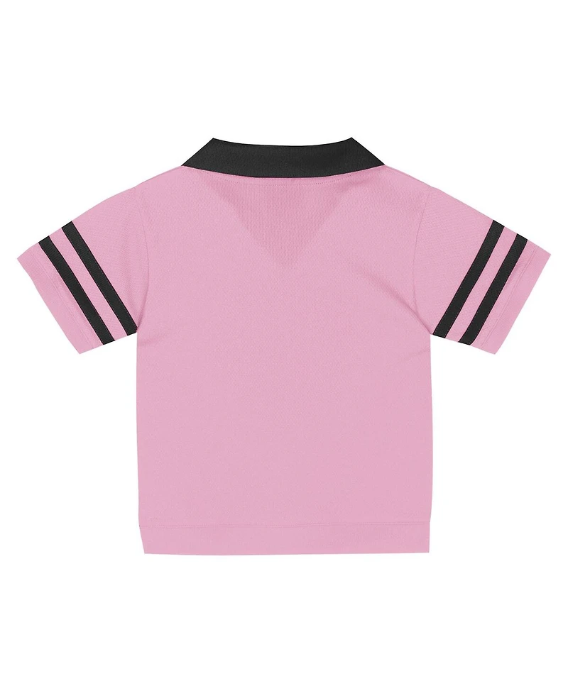 Outerstuff Toddler Pink Inter Miami Cf Charming Dude Top and Shorts Set