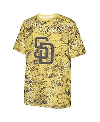 Outerstuff Big Boys and Girls Gold San Diego Padres Slide Score Bold T-Shirt