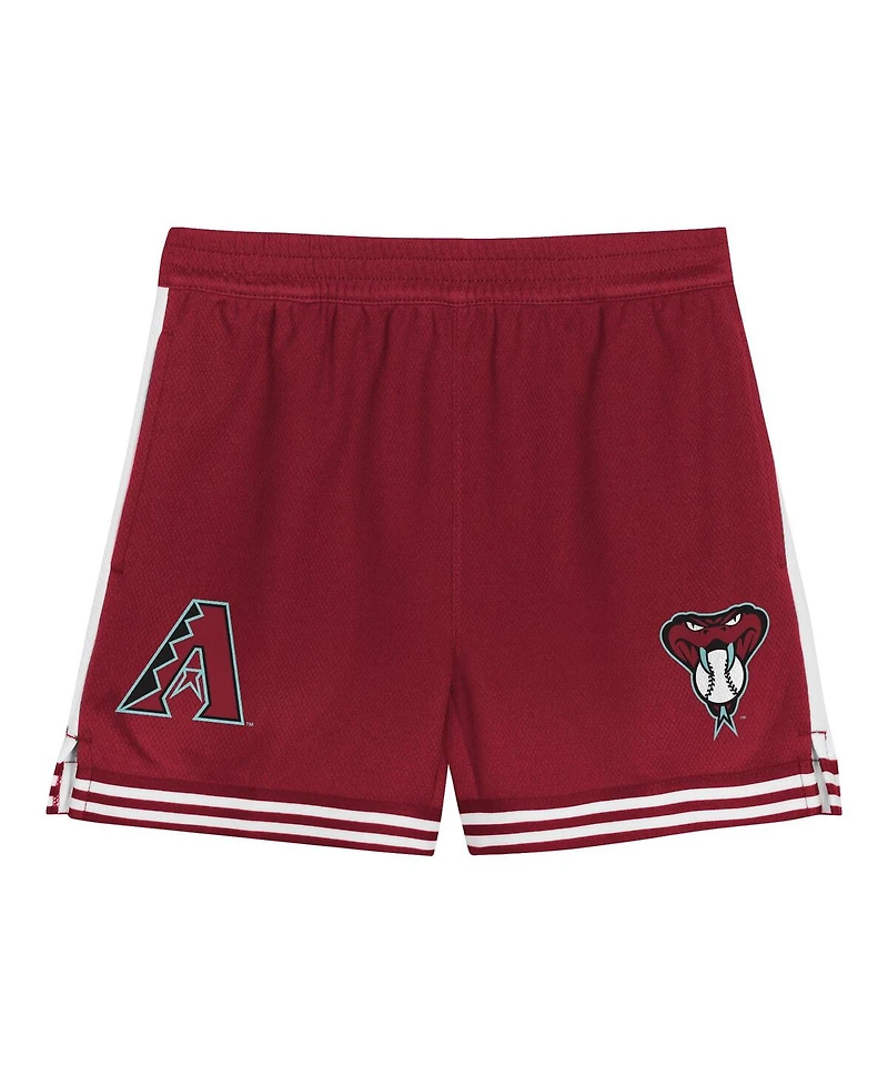 Outerstuff Toddler Red Arizona Diamondbacks Pinch Hitter Infielder T-Shirt and Shorts Set