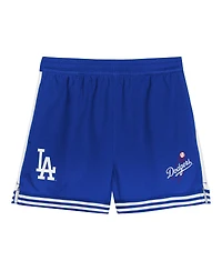Outerstuff Toddler Gray/Royal Los Angeles Dodgers Pinch Hitter Infielder T-Shirt and Shorts Set