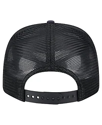 New Era Men's Black Washington Nationals Adventure Drinks Pattern 9SEVENTY Stretch-Snap Hat