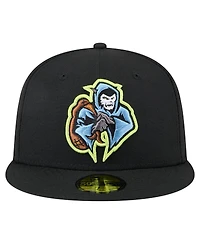 New Era Men's Black Inland Empire 66ers Copa de la Diversion 59FIFTY Fitted Hat