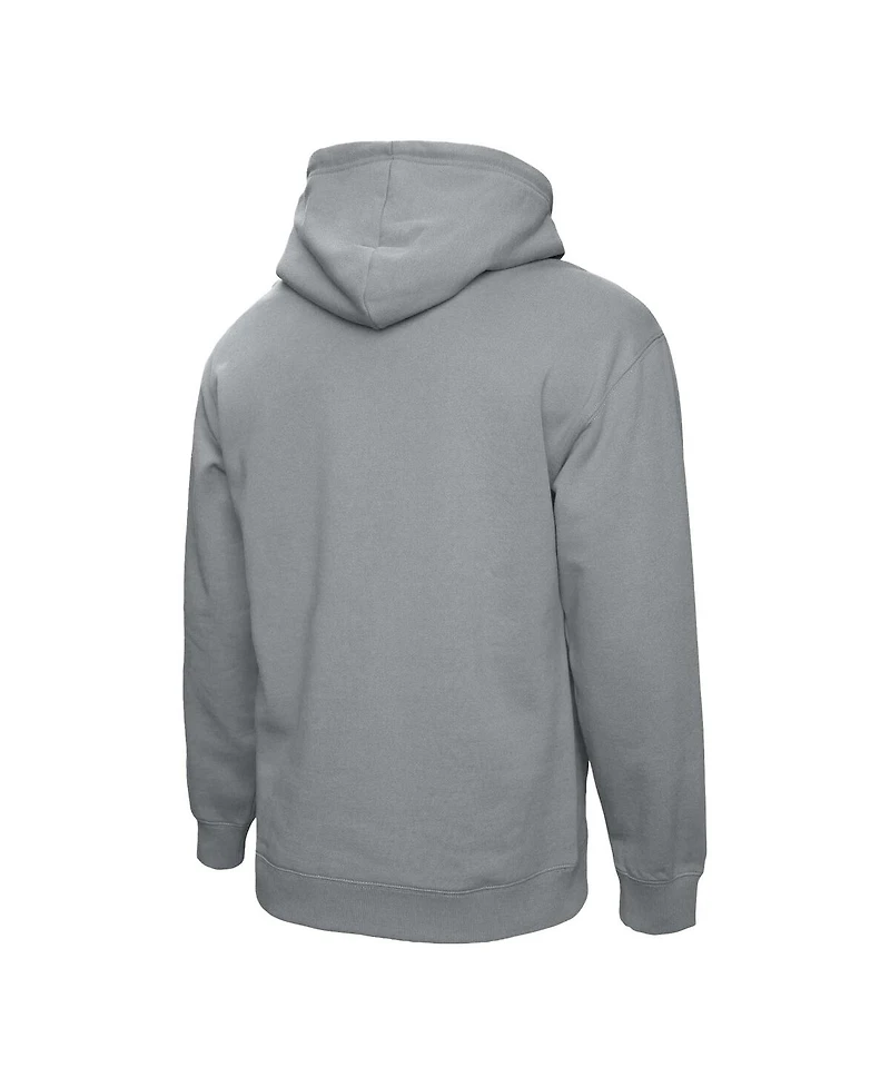 Mitchell & Ness Men's Heather Gray Oregon Ducks Classic Arch Pullover Hoodie