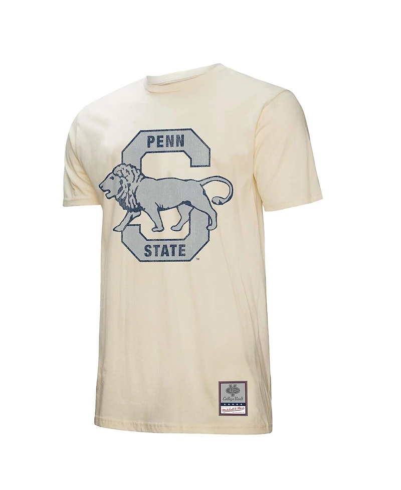 Mitchell & Ness Men's Cream Penn State Nittany Lions Vintage Tone T-Shirt