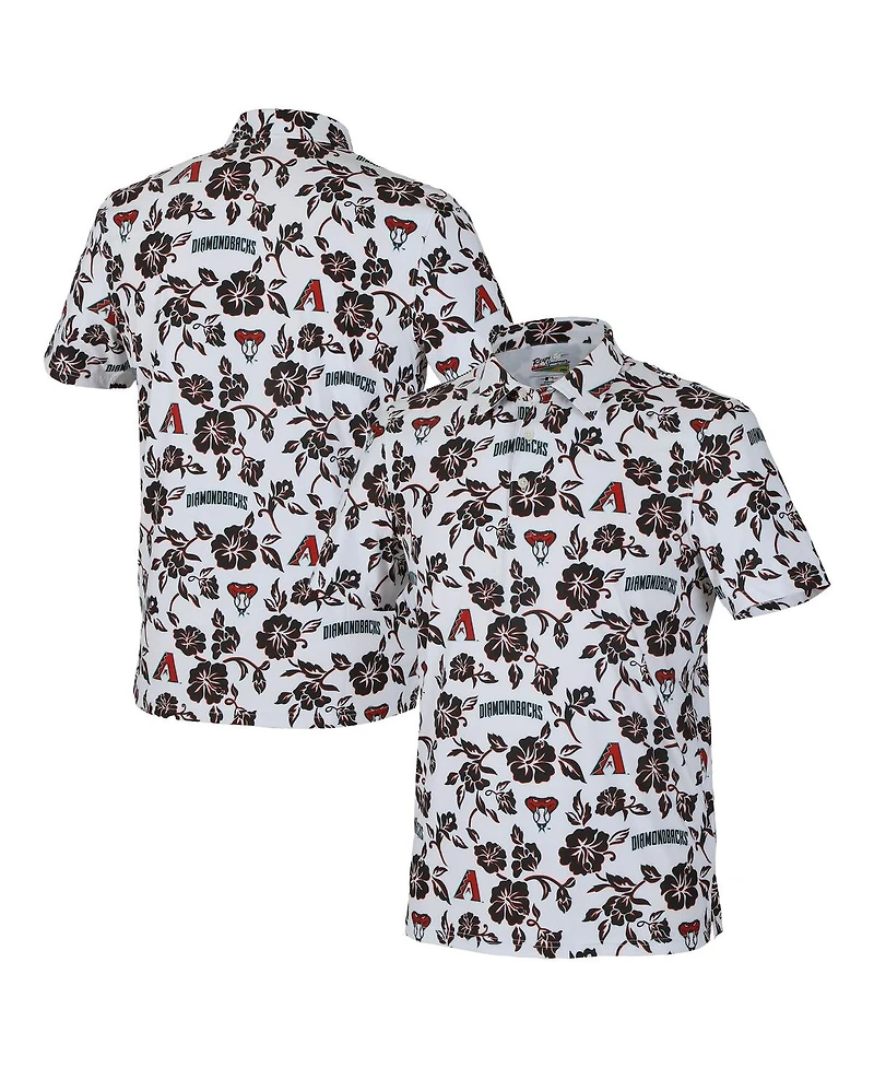 Reyn Spooner Men's White Arizona Diamondbacks Pua Performance Polo Shirt