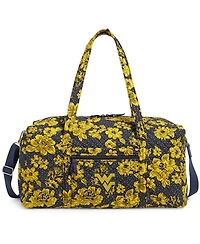Vera Bradley West Virginia Mountaineers Rain Garden Large Travel Duffel Bag