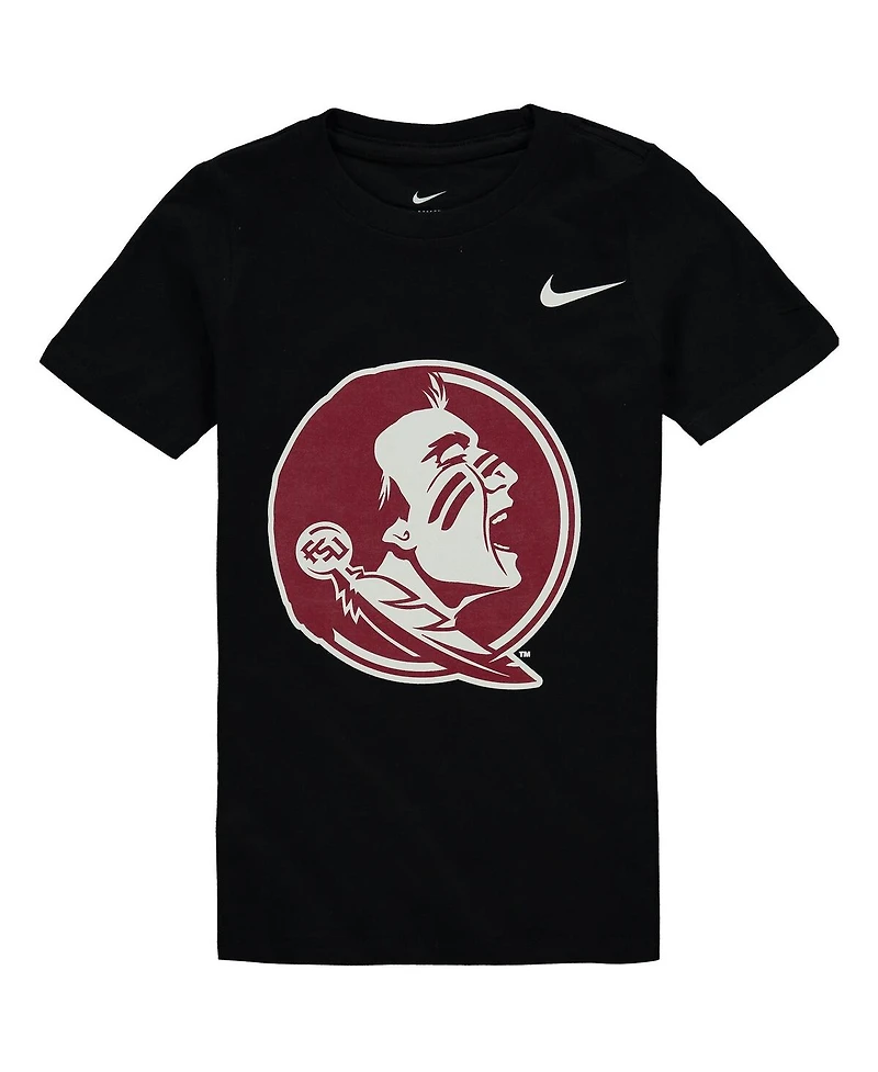 Nike Preschool Black Florida State Seminoles Logo T-Shirt