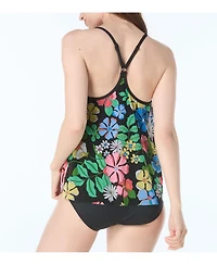 Beach House Women's Swim Kerry Mesh Layer Underwire Tankini Top