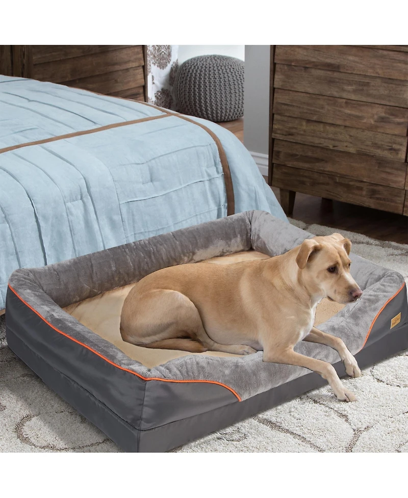Bingopaw Luxury 2XL Warm Washable Orthopedic Pet Bed for Dogs/Cats
