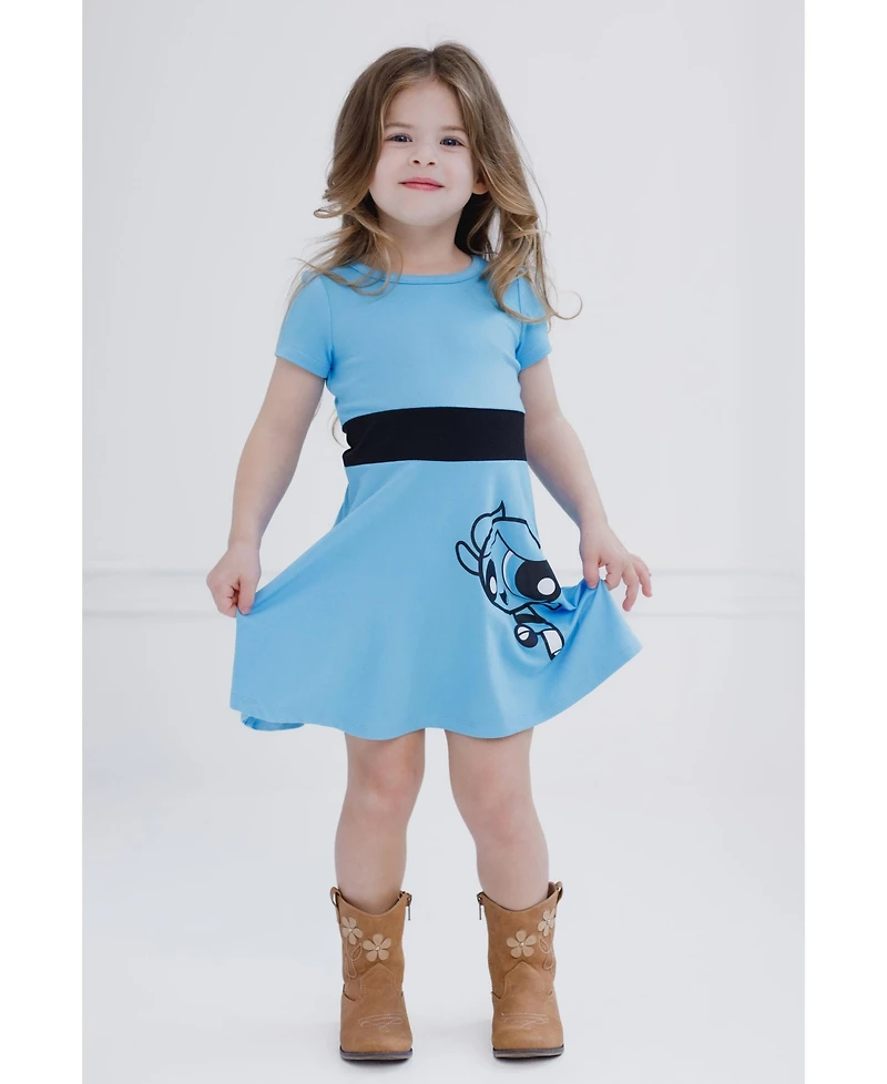Powerpuff Girls Toddler The Bubbles Blossom Buttercup Cosplay Dress to