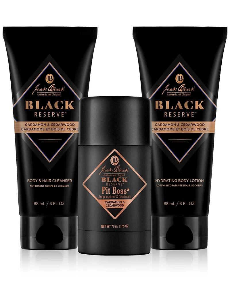 Jack Black 3-Pc. Black Reserve Body Collection Gift Set